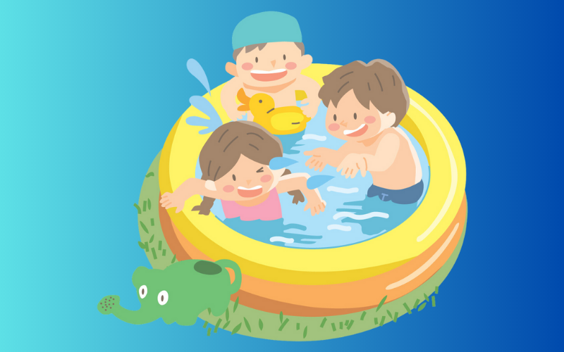 幼児の熱中症対策の遊び｜水遊び